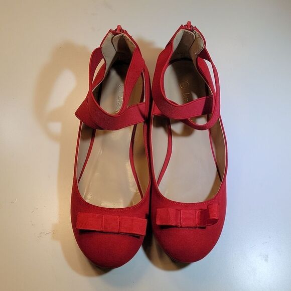 DREAM PAIR BOWNOT BALLET CRISS-CROSS STRAP - Picture 3 of 14